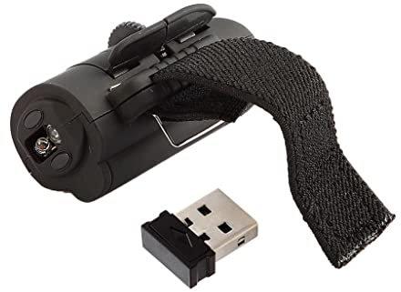 balikha Mouse Trackball Bluetooth con Mouse da Dito USB Wireless 2.4G per PC Laptop - Nero