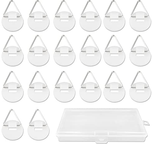 CONNECTION 50 PCS Ganci Adesivi Invisibili Ganci per Quadri Adesivi 2CM Appendini per Piatti da Parete Supporti Verticali per Piatti da Parete gancio Adesivo per Quadri gancio per Bagno Cucina