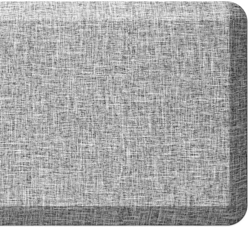 Ergohead Anti Slip 7/8 inchs Anti Fatigue Kitchen Floor Mat, Ergonomic Comfort Standing Mat, Waterproof Kitchen Runner for Home, Kitchen, Office, Laundry, Garage (Light Gray, 17.3 x 39 -0.87)