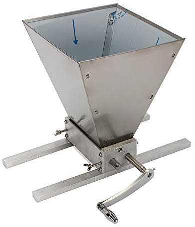 Verstellbare MalzmüHle Heimbrauer, Getreidemühle Handmühle Malzmühle, Futtermühle Nussmühle Regelventil Verstellbare