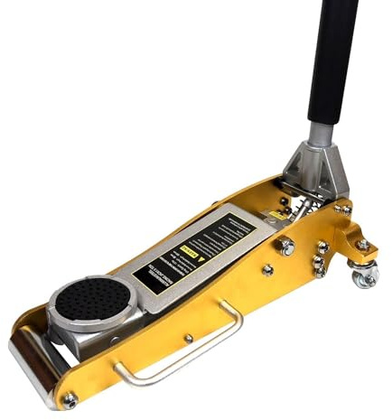 LOW PROFILE 1.5T, LIGHTWEIGHT ALLOY TROLLEY JACK, FOR-RACE DRIFT RALLY MECHANIC