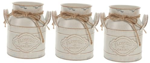 POPETPOP 3stücke Vintage Eisen Blumenvase Für Rustikale Hochzeitsdekoration Retro Eisen Pflanztopf Für Getrocknete Blumen Garten Und Wohnbereich Für Partys Und Besondere Anlässe