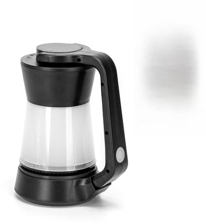 Linterna de camping 3 en 1, regulable, funciona con 3 pilas AA, ideal para camping, senderismo y emergencias.