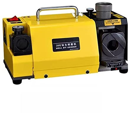 MR-20G Forets Affûteuse Meuleuse 3~20mm Twist Bit Meuleuse Électrique Foret Meuleuse Affûteuse Machine 120W 4400RPM pour les débutants en bricolage(SDC Grinding Wheel)