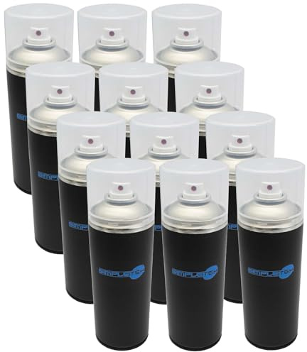 SIMPLETEK - Paquete de 12 botes de spray antideslizantes de 400 ml cada uno, ideal para escaleras, duchas y rampas, antideslizante para seguridad