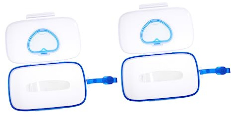 SHOWERORO 2stücke Feuchttücherbox Material Mit Silikondichtung Tragbarer Feuchttuchspender Für Junge Mädchen Mobiler Aufbewahrungsbehälter Zum Aufhängen An Kinderwagen Und Bett Praktische Fe