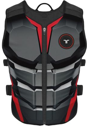 bHaptics TactSuit Air Haptische Weste mit 16 Motoren, 12 Stunden Spielzeit, kompatibel mit Meta Quest und PS VR2