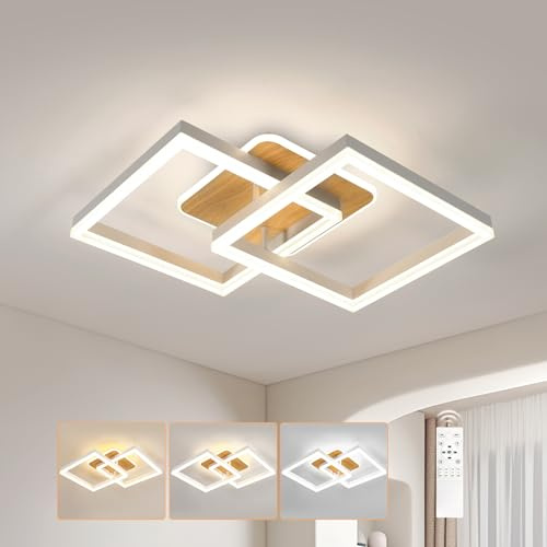 Comely Plafon LED Techo Regulable, 40W Lámpara de Techo con Mando Distancia | 4500LM Luz de Techo LED Moderna Blanco 3000K-6500K para Dormitorio, Cocina