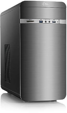 Gaming PC mit Windows 11 Home | AMD Ryzen 3 3200G 4x3.6GHz | AMD Radeon | 500GB M.2 NVMe | 16GB DDR4 RAM | WLAN | Entry Level Computer für Zocker, Gamer Desktop Rechner zum Spielen | A11310