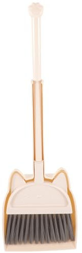 WOFASHPURET Balai Plastique Garçon Fille avec Pelle Petit Balai pour Garçon Fille Outil de Ménage Set de Nettoyage Ludique pour Développer Habileté et Responsabilité