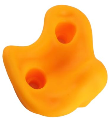 RiToEasysports Klettern Hält 10 Stück Ergonomische PE-Griffe mit Professionellen Schrauben für Kletterwände Im Innen- und Außenbereich für und Erwachsene (Yellow)