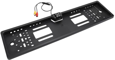 BONKZEBU Telaio Telecamera di Backup Visione Notturna IP68 Obiettivo Grandangolare Impermeabile per Auto SUV RV, Facile Usare, Materiale ABS