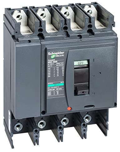 Schneider electric lv432415 cortacircuitos Compact nsx400 F – 400 A – 4 pôles – Sans unité de déclenchement