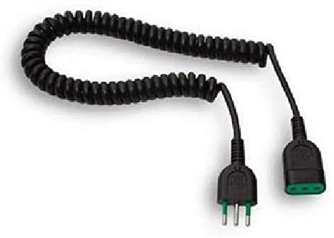 FANTON 90081 Indoor 1AC outlet(s) 5m Black, Green power extension - Power Extensions (Indoor, 5 m, 1 AC outlet(s), Type L (IT), Type L, Black, Green)