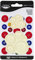 PME 1102EP016 JEM Pop It-Motivform Knöpfe zum Dekorieren von Torten, Sortiment 2 kleine Größen, Kunststoff, Ivory, 6.5 x 2 x 7 cm