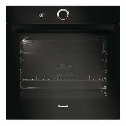 Four électrique encastrable Pyrolyse chaleur tournante BRANDT BXP5560B - Noir - 73L - A+ - Multifonction