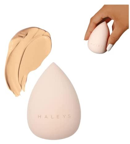 HALEYS Re-mix Complexion Sponge – Latex-Free Beauty Blender Makeup Sponge for Foundation, Concealer & Powder, Vegan, Cruelty-Free Makeup Tool for Seamless, Streak-Free Blending
