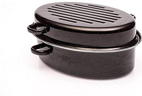 Baumalu Ovale Roaster Schmortopf, 38 cm, 6,3 l