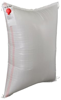 Lasiprofi Stausäcke Ladungssicherung | Level 1 | weiß mit Mehrwegventil | 2-lagig aus PP (Polypropylen) | Staupolster | Luftpolster | zur Schließung von Ladelücken (SET 5, 1.830x910 mm)
