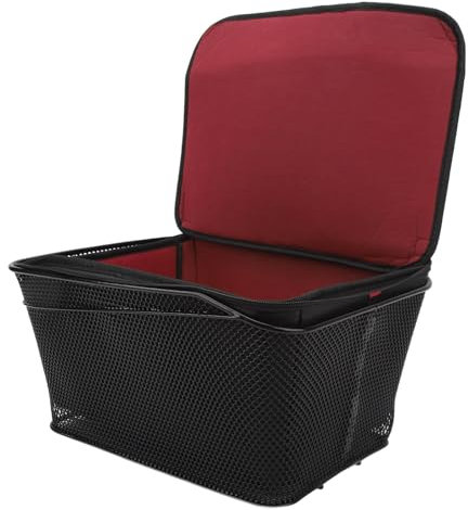 Fahrrad-Aufbewahrungskorb, Hinterer Fahrradkorb, 20 L Fassungsvermögen, 20 Kg Lager, wasserdichte Gepäckträger-Aufbewahrungstasche für den Außenbereich