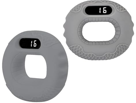 Fourmor Ny 2024 Auto Click Scroll Ring för iPhone iOS Android TikTok Fjärrkontroll Sidvridningsknapp - Fjärrkontroll TIKTok - Levereras med Greppring, Greppstärkare, Handträning