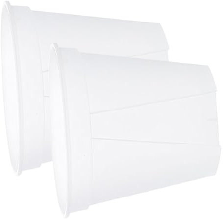 Gogogmee Lot De 2 Pots à Orchidées Transparents à Trous D’aération pour Jardin D’intérieur ’extérieur, Diamètre 27 Cm, Plastique Robuste, Jardinière Respirante Favorisant La Croissance des Racines