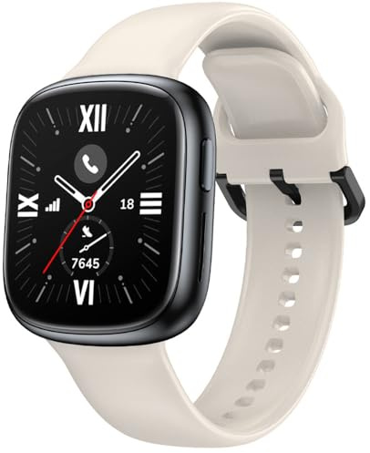 BYISYUE Ersatzarmband für Honor Watch 4, Sport Armband Uhrenarmband, Silikon Armbänder für Honor Watch 4