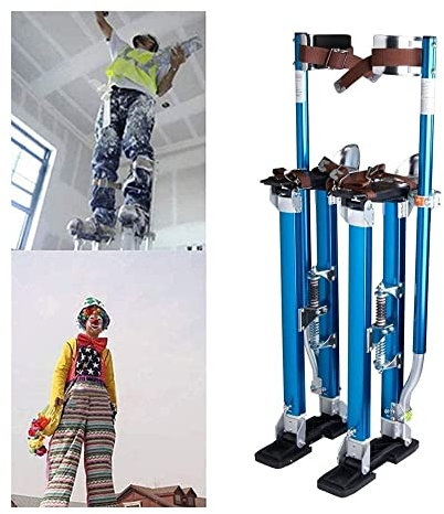 CAFIEDR Trockenbau-Stelzen, 15-23 Zoll, verstellbar, robuste Aluminium-Verputz-Trockenbau-Stelzen, Bauwerkzeug, verstellbare Aluminium-Trockenbau-Stelzen, Bauarbeiter, Maler, Ver(Größe: 18 (30 Zoll)
