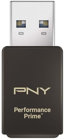 PNY Lector de Tarjetas de Memoria Flash microSD USB 3.2 Gen 1 Performance Prime™ - Velocidades ultrarrápidas, Lectura 200MB/s, Escritura 150MB/s, Tipo A, para Dispositivos con USB 3.2 Gen 1/USB3.0