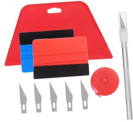 UKCOCO Kit De Lissage De Peint Pour Décollage Et Collage Outil De Grattoir Application Outils Pour Papiers Peints Autocollants