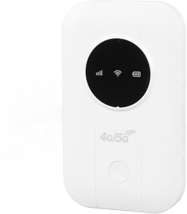 4G LTE USB -modem, 300 Mbps Unlocked High Speed ​​Portable 4G LTE Router med SIM -kortplats, Mobil Hotspot Upp Till 10 Användare, Bärbar Router för Resor, Arbete, Utomhus