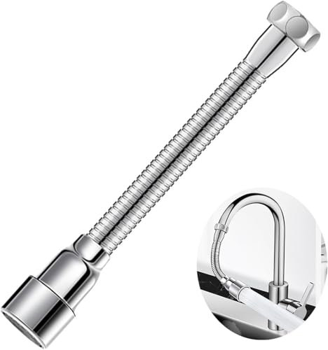 Prolunga Rubinetto Cucina 16 Cm, Prolunga Per Rubinetto In Acciaio Inox 304, Flessibile Rubinetto Cucina, Prolunga Lavandino Cucina, Per Cucina E Bagno