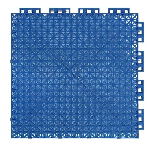 Piastrelle Ventilate Per Esterni 5 pezzi Tappetini for giunti da bagno Griglia impermeabile Sospensione Pavimento sportivo Autolavaggio Balcone Giardino Piscina Piastrelle di plastica(Color-C)