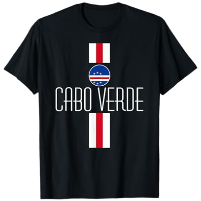 Love Cabo Verde With Cape Verde Flag Independence Day T-Shirt