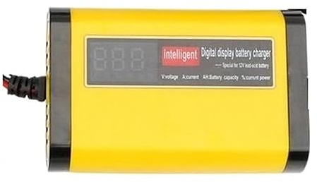 Caricabatteria 2A 12V For Auto Intelligente Completamente Automatico Caricabatterie Di Mantenimento Della Batteria E Desolfatore Potente Ricarica Rapida