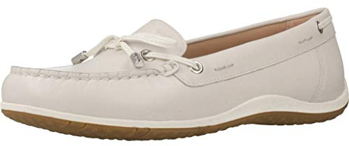 Geox D Vega Moc B, Mocasines para Mujer