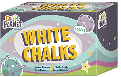 Craft Planet CPT 714007 Zeichenkreide, weiß