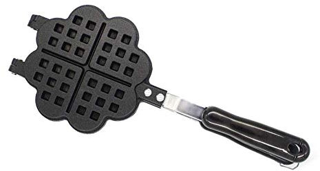 YRHH Waffle Maker, DIY Heart-Shaped Waffle Maker,Non-Stick Pan Stainless Steel Egg Waffle Maker,Baking Mold Bakeware