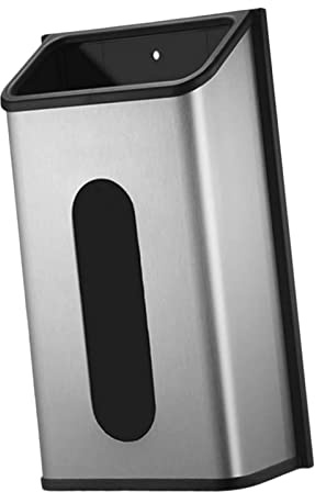 Colcolo Soporte de Bolsa de plástico de Material Acero Inoxidable, para Cocina, Organizador de, Bolsas de comestibles