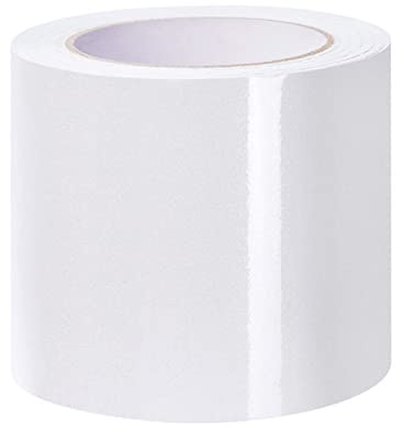 Guest Ruyunlai Tapetenbordüre Selbstklebend Perlweiss 20cm X 500cm für Badezimmer Wohnzimmer Küche Verdicken PVC Dekorative Bordüre Abnehmbare Wasserdicht Taille rahmen Wandtattoo