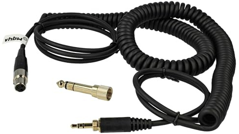 vhbw cavo audio AUX compatibile con Pioneer HDJ-2000 cuffie - Con jack da 3,5 mm, 100-300 cm, nero
