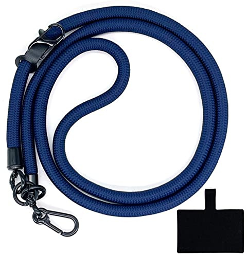 HIRANE Thick Rope Cell Phone Lanyard Spacer, Anti Theft Phone Strap, Adjustable Crossbody Phone Strap, Universal Crossbody Patch Phone Lanyards, for All Smartphone (41)