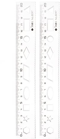 sourcing map 2Stk Unzerbrechliche Flexibel Lineale 20cm PVC Bruchsicher Klappbar Plastik Lineal mit Gewellte Linien für Klassenzimmer Haus Büro Durchsichtig
