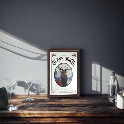 Laurie's Pub and Bar Accessories Glenfiddich Whisky Small Mirror