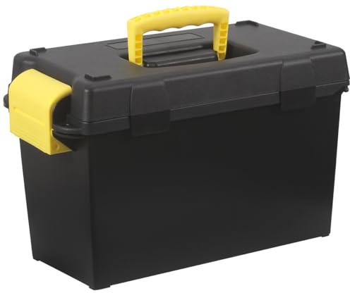 Prothens Ammunition Box Ammo Storage Case Water Resistant Ammo Can Stackable Heavy-Duty Ammo Lockable Storage Box for Hunting and Shooting Tool chest Large Tool Box Storage-15.27*8.78*9.69
