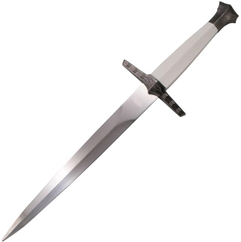 G8DS® Miniatur Silberschwert 40 cm Geralt von Riva- mit Schwertscheide - Schwert Witcher - Filmschwert - Kostüm - Deko - Outdoordeko - Yennefer - Sammler - Fans