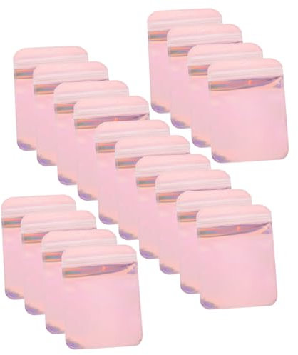 CORHAD 50stücke Transparente Schmuckbeutel Wiederverschließbare Beutel Schmuckaufbewahrungsbeutel Verschlussbeutel Für Halsketten Ringe Ohrringe Und Kleinteile