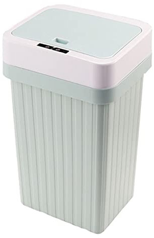 PLMNBQWE Pattumiera per Interni Pattumiera Automatica per Raccolta differenziata con sensore Intelligente da 16 Litri per Cucina Camera da Letto Pattumiera Automatica per Interni Domestici (Verde)