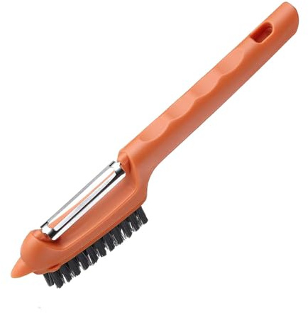 Spazzola per verdure, scrubber per verdure, pelaverdure, pelapatate, pelapatate e patate multifunzione per varie occasioni, per ristoranti e patate