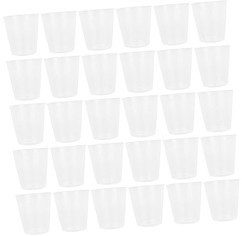 Kisangel 30piezas Copa De Plántulas Transparente para Viveros De Plantas De Exterior Copas Nutritivas para Jardinería y Plantación De Flores